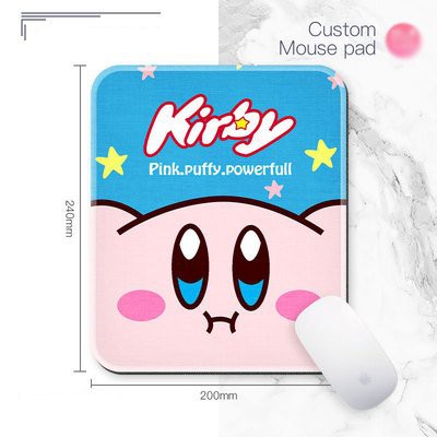 Miếng di chuột in hình KIRBY anime chibi miếng kê chuột miếng lót chuột dễ thương tiện lợi