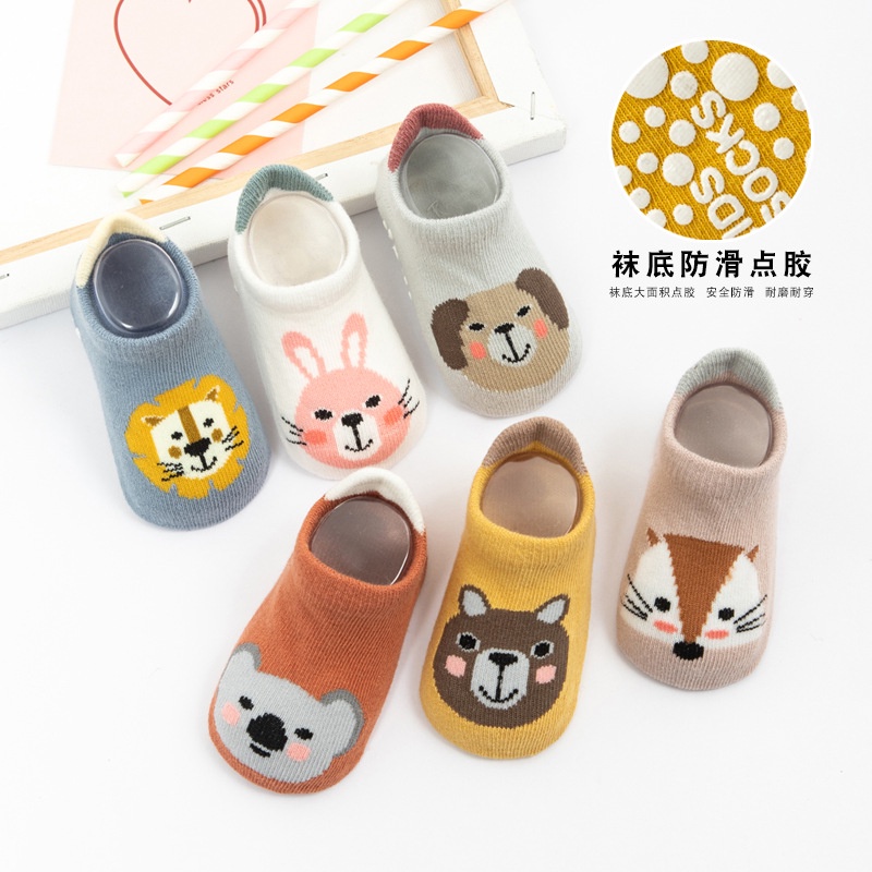 Tất Mắt Cá Hoạ Tiết Hoạt Hình Đáng Yêu Cho Bé 0-3 Tuổi