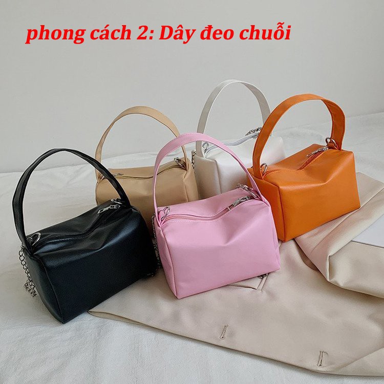 Túi Xách Da Pu Thiết Kế Đơn Giản Phong Cách Hàn Quốc Cho Nữ
