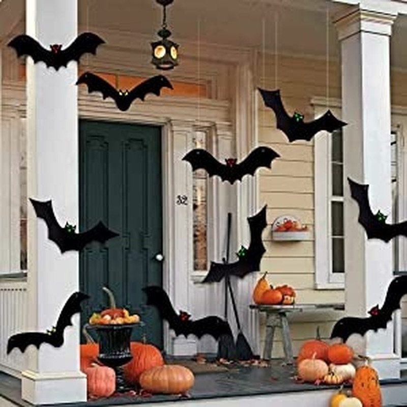 Phụ Kiện Trang Trí Cửa Sổ Chủ Đề Halloween Phát Sáng Độc Đáo
