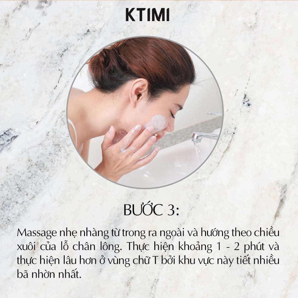 Sữa Rửa Mặt DEEP CLEANSING FOAM 100g KTIMI .Dịu Nhẹ,Phù Hợp Với Mọi Làn Da. DR Ngọc khuyên dùng
