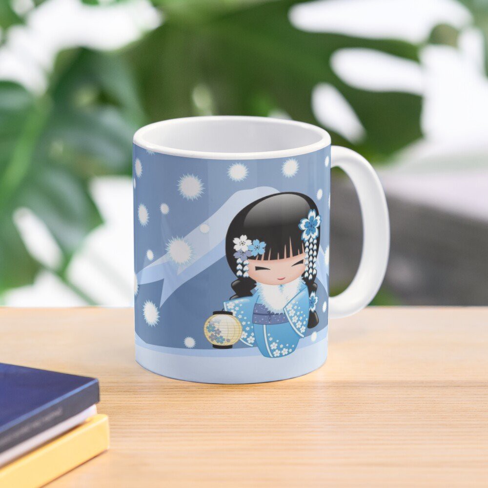 Cốc Uống Nước Bằng Sứ Đậy In Hình Hoạt Hình Dễ Thương Phong Cách Hàn Quốc Dành Cho Nữ