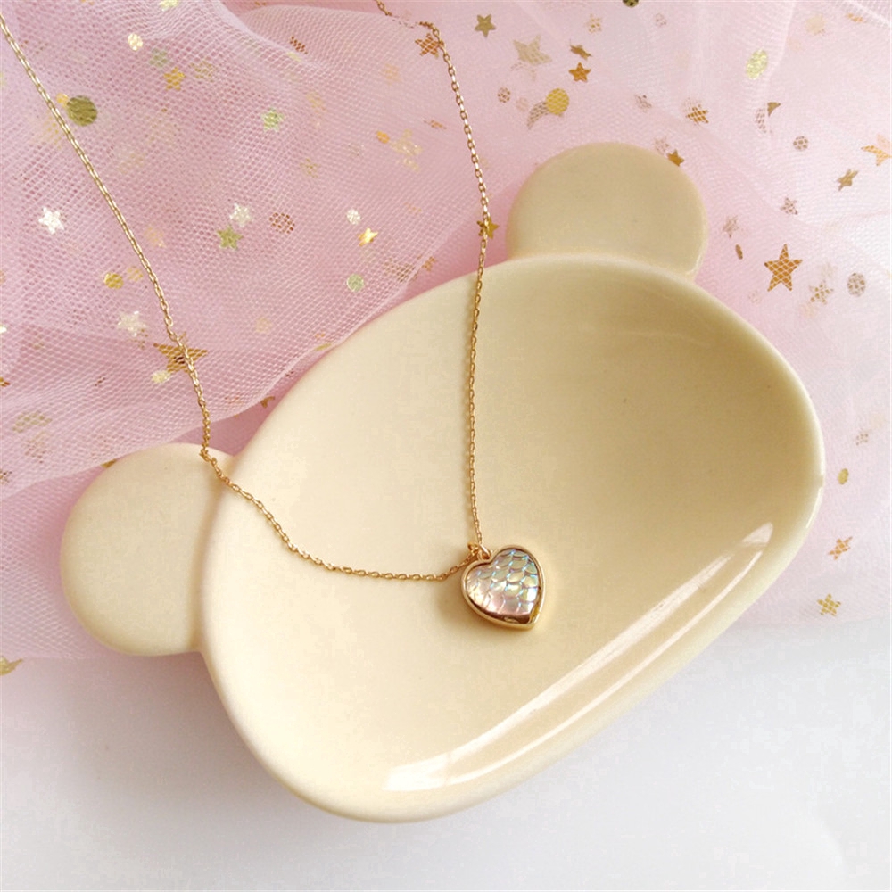 COD Dây Chuyền Hợp Kim Mặt Hình Trái Tim Xinh Xắn Cho Nữ