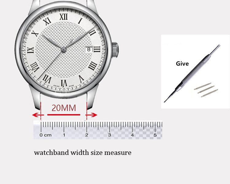 Dây Da Đồng Hồ Đeo Tay 18mm 20mm 22mm 24mm