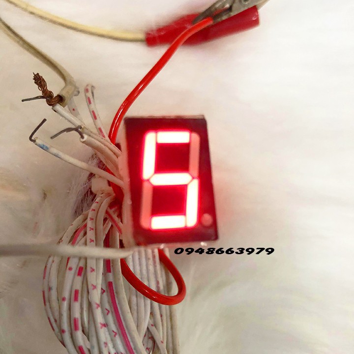 Báo số led cho các loại xe hiển thị 6 số.