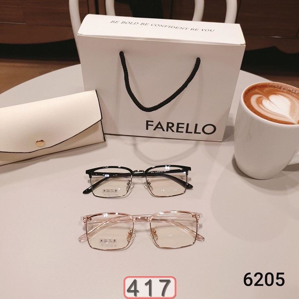 MẮT KÍNH GIẢ CẬN GỌNG DẺO HÀN QUỐC 6205 LYLY K417 VUÔNG FORM CHUẨN SIÊU HOT | BigBuy360 - bigbuy360.vn