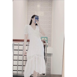 ĐẦM MAXI ĐUÔI CÁ CỔ V (KÈM VIDEO HÌNH THẬT)