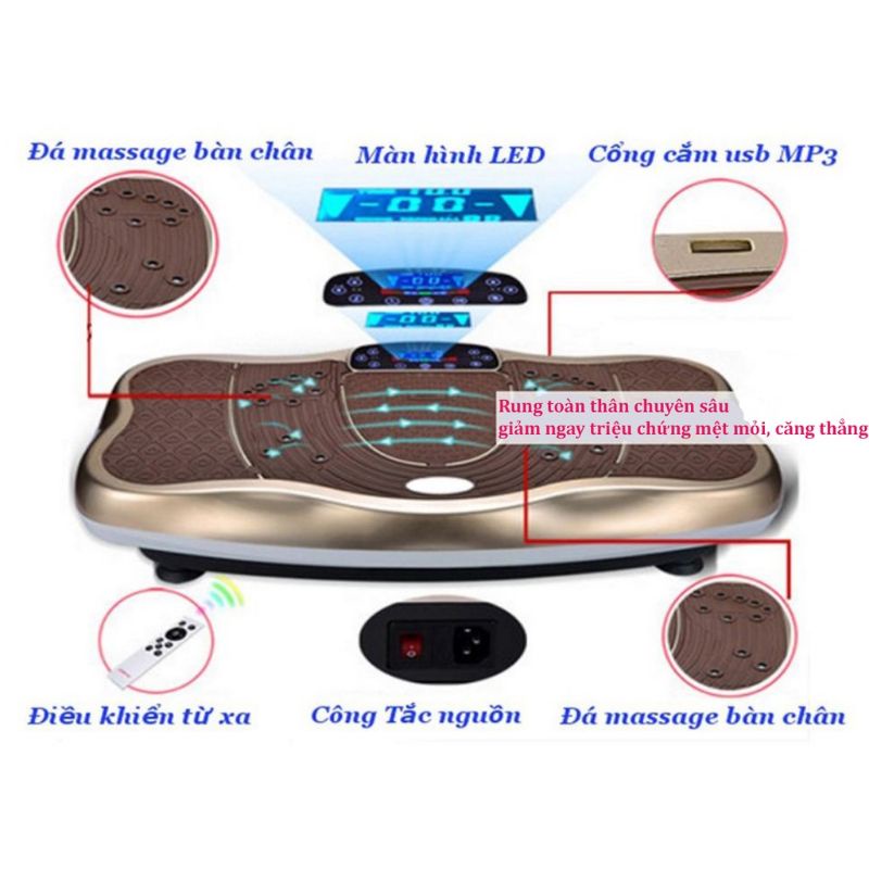 Máy Rung Lắc Toàn Thân Giảm Béo massage toàn thân