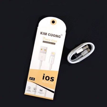 Cáp sạc nhanh 2A Kim Cương cho các dòng Iphone