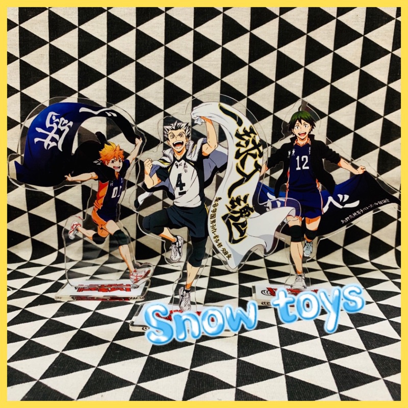 Mô Hình Standee acrylic anime hình Haikyuu - mô hình nhân vật haikyu Hinata Shoyo Sugawara Koshi Tobio