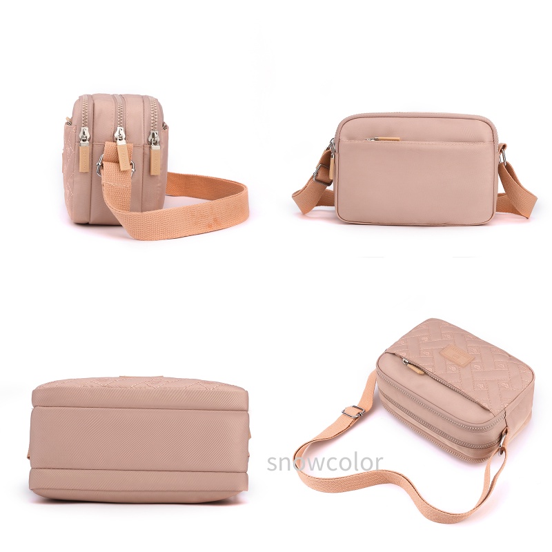 Beg Silang Perempuan Beg Tangan Wanita Murah Cantik Túi Xách Đeo Chéo Canvas Chống Thấm Nước Phong Cách Hàn Quốc Cho Nữ