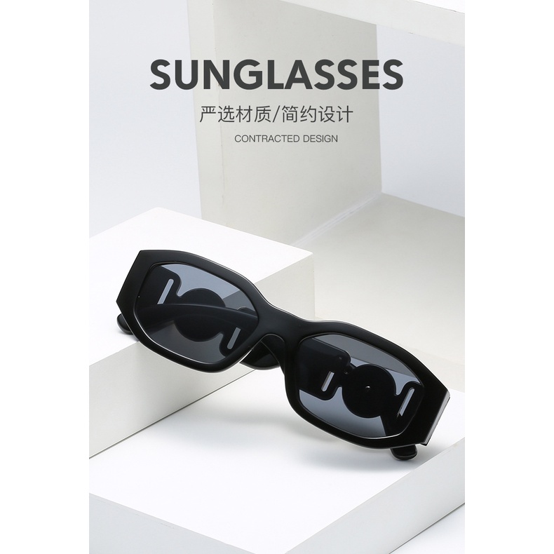 Kính Mát Chống Tia UV Gọng Vuông Mới Cho Nữ