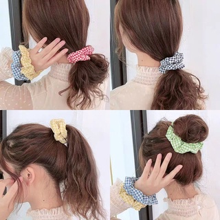 Dây buộc tóc kẻ caro