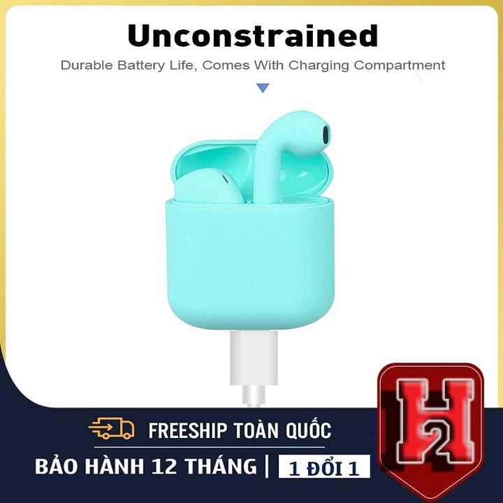 Công Nghệ 5.0 Kèm Đốc Sạc,Cảm Biến Tự Động Kết Nối📌Tai Nghe Bluetooth 12i  Inpods📌Full Màu Sắc Hàn Quốc Thời Trang