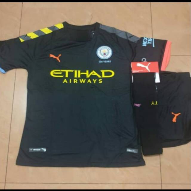 Áo Thun Jersey Man City Away 19 / 20 2019 2020 Cho Bé