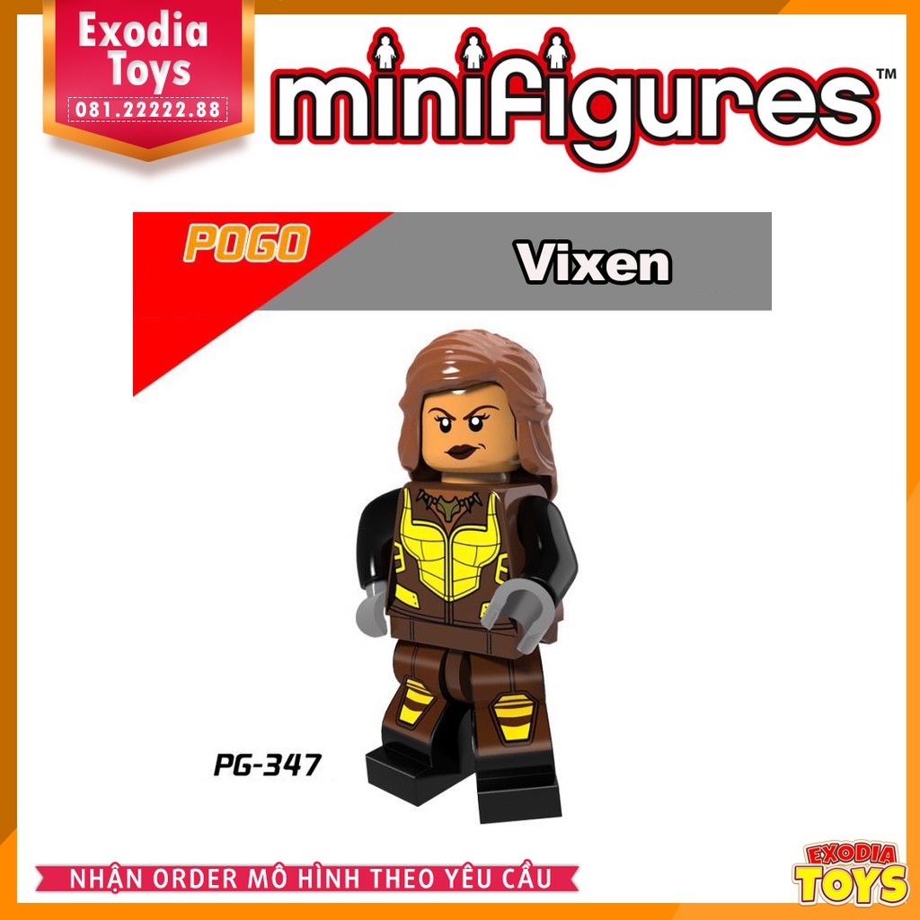 Xếp hình Minifigure Siêu anh hùng vũ trụ Marvel và DC Comics - Đồ Chơi Lắp Ghép Sáng Tạo - POGO PG8084