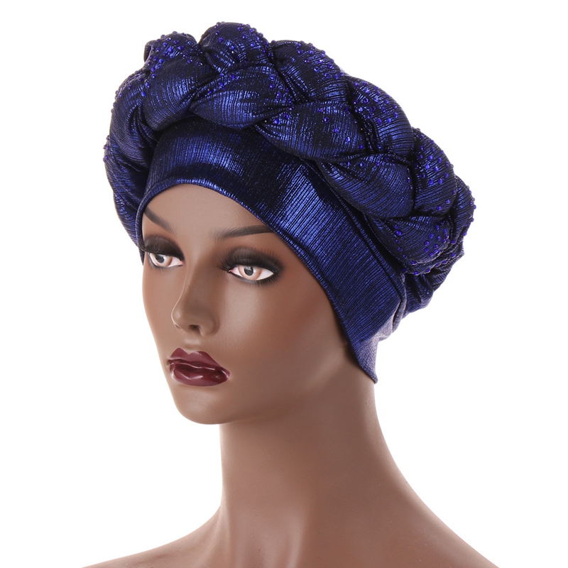 Mũ Turban Kẻ Sọc Thời Trang Cho Nữ