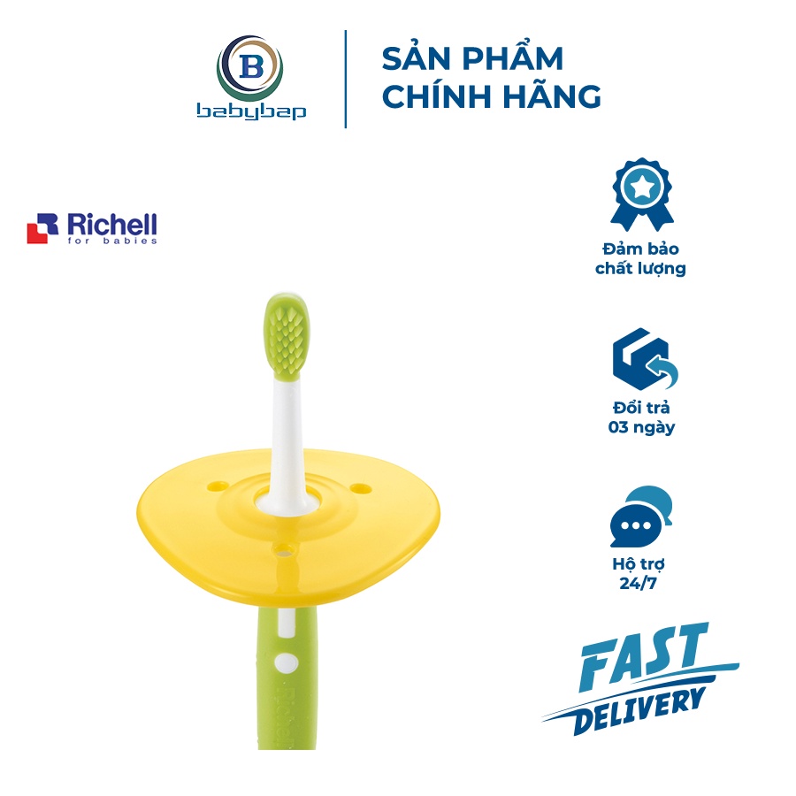 Bàn Chải Bước 2 Richell Phù Hợp Cho Bé Trên 8 Tháng