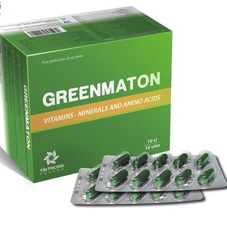 Greenmaton - Bổ sung các vitamin, khoáng chất và acid amin thiết yếu cho cơ thể