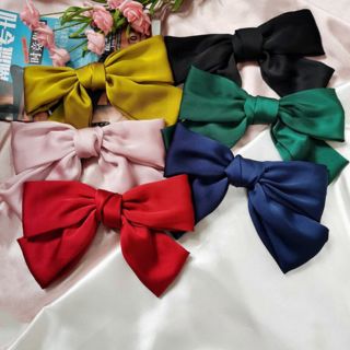 Kẹp Tóc Nơ Bản To Vải SaTanh Cao Cấp _KẸP TÓC NƠ LOLITA HOT 2020