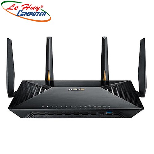 Router Wifi 4 Ăng-Ten Băng Tần Kép Chuẩn Asus BRT-AC828 AC-2600 (1734Mbps) - Hàng Chính Hãng