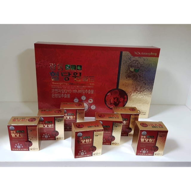 Viên tiểu đường Kwangdong hàn quốc, hộp 112 viên - Hỗ trợ ổn định đường huyết, huyết áp