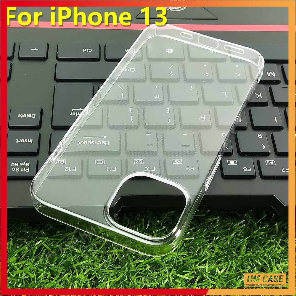 Ốp lưng iPhone 13 Pro Max / 12 Pro Max / 11 Pro Max X XR XS Max, nhựa pc cứng, trong suốt không ố vàng,có viền