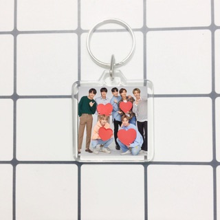 Móc khoá kpop BTS 2 mặt ảnh khác nhau