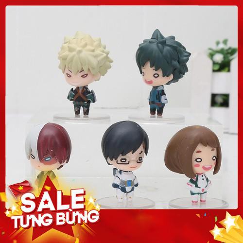 Mô hình nhân vật midoriya izuku todoroki shoto ochaco phim Anime My Hero Academia – Hàng nhập khẩu