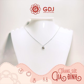 Dây chuyền bạc 925 mặt hình bông hoa cúc kndm10