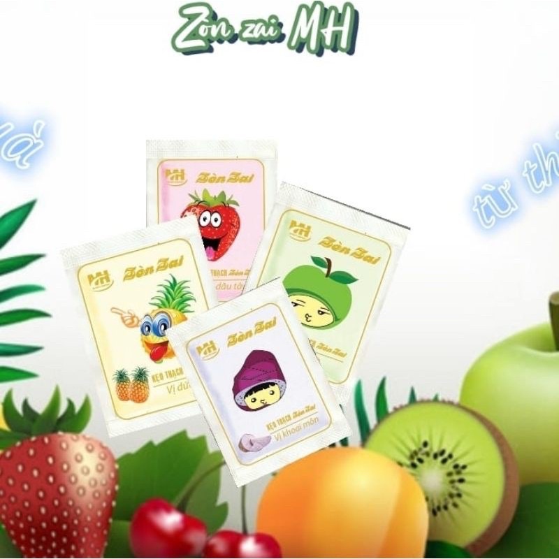 KẸO THẠCH ZON ZAI HƯƠNG VỊ TRÁI CÂY