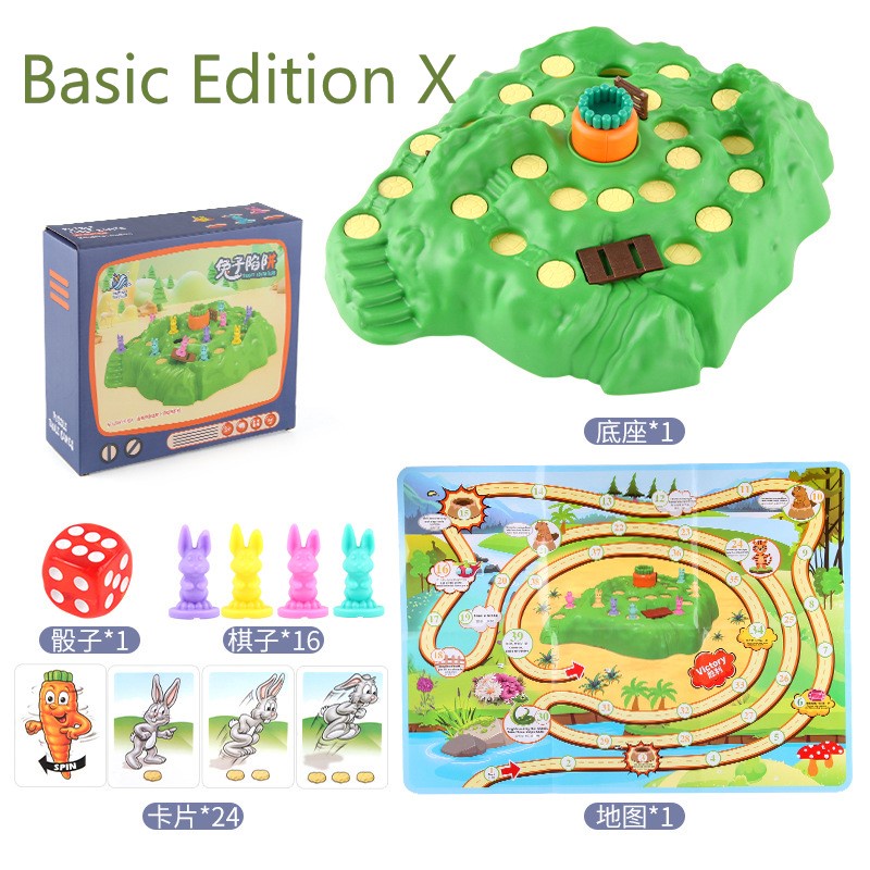 Bộ Trò Chơi Bẫy Thỏ Để Bàn Cho Trẻ Em