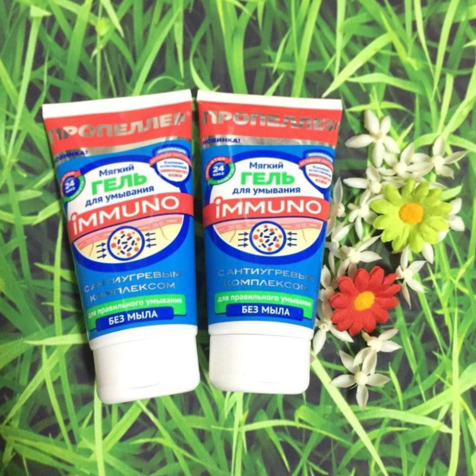 Sữa Rửa Mặt Ngừa Mụn Immuno Dạng Gel Của Nga - 150ml - Mịn màng đưa làn da bị mụn trở về thư thái | BigBuy360 - bigbuy360.vn