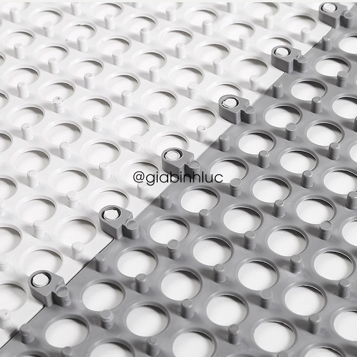 Thảm nhựa lót sàn chống trơn trượt nhà tắm an toàn cho bé giá rẻ kt 30x30cm cực kỳ êm chân