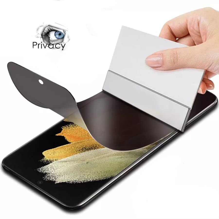 Set Kính Cường Lực Chống Nhìn Trộm + Miếng Dán Màn Hình Dành Cho Samsung Galaxy A9 Pro 2016 A8 Star A6 Plus 2018 A7 A5 2016 2017