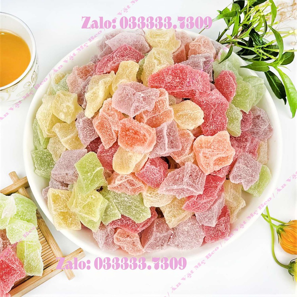 500Gr Kẹo Dẻo Sữa Trái Cây Cực Ngon
