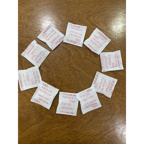 Combo 10 gói hút ẩm Silica gel loại 1gr