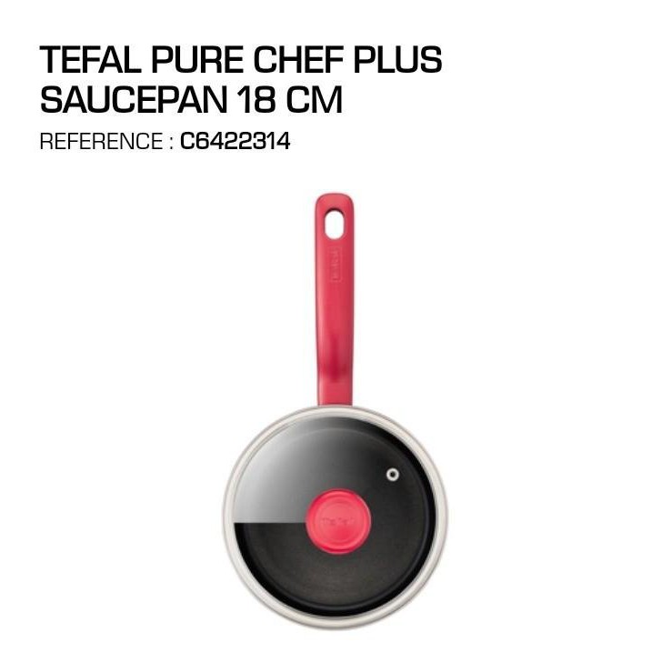 Quánh Tefal So Chef Cán Dài Nắp Kính - 18cm