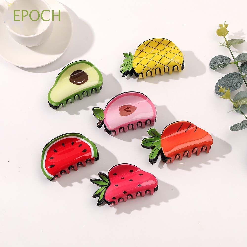 Epoch Kẹp Tóc Móng Vuốt Hình Trái Cây / Trái Cây / Rau Củ Ngọt