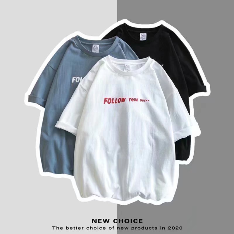 Áo Thun Tay Ngắn Cổ Tròn In Chữ Thời Trang Dành Cho Nam Size M-8XL