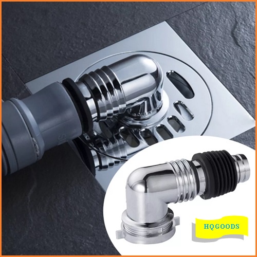 Đầu khớp ống nối chống tràn nước ngăn mùi hôi cho máy giặt, máy rửa chén bát - Khớp nối thoát nước sàn nhà thông minh