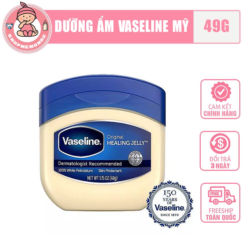 Kem dưỡng ẩm -Vaseline giúp da mềm mại bảo vệ khỏi những tác động của thời tiết 49g
