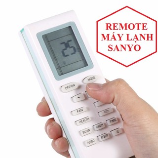 Remote điều khiển máy lạnh sanyo 2 chiều- BH 3 THÁNG LỖI ĐỔI MỚI