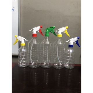 Chai 1000ml đựng nc sát khuẩn,cồn,vòi xịt chữ A