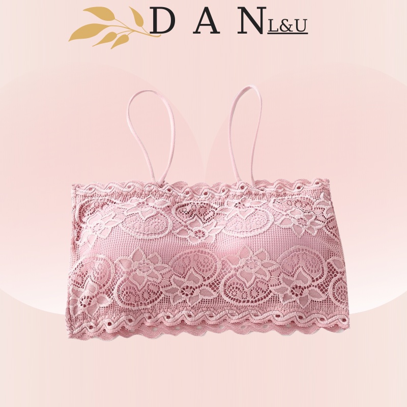 Áo Ngực Ren Hoa 2 Dây Quây Ngang Siêu Quyến Rũ DAN L&amp;U 2027