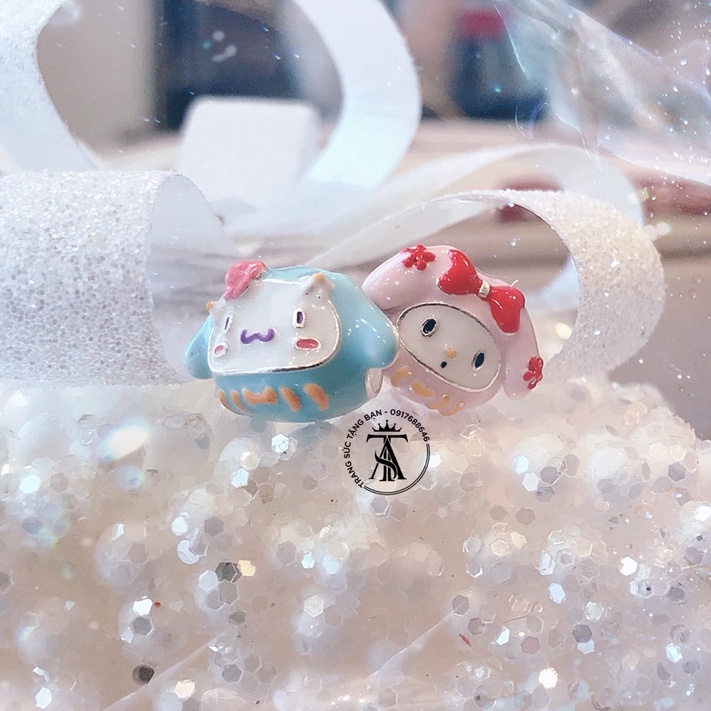 Charm Bạc S925 ALE - Charm Bạc Bộ Bánh Donut Dễ Thương Dành Cho bé