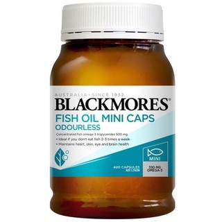Dầu Cá Không Mùi Blackmores Odourless Fish Oil 1000 Mini Capsules, 400 viên