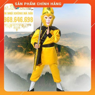TRANG PHỤC TÔN NGỘ KHÔNG TRẺ EM MÀU VÀNG