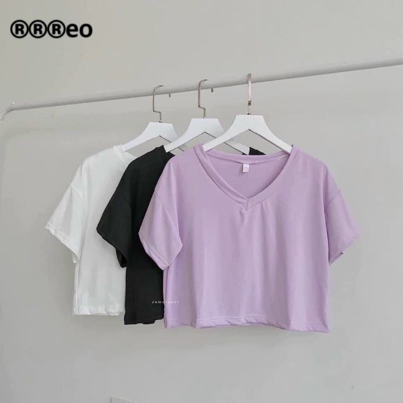 🎀🎀 Áo crop top cổ tim ( 3màu ) 🎀🎀