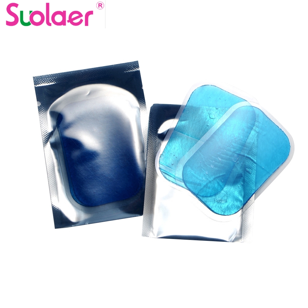 Bộ 2/4 Miếng Gel Mát Xa Bụng Suolaer Bằng ABS Kích Hoạt Tế Bào 4*6cm